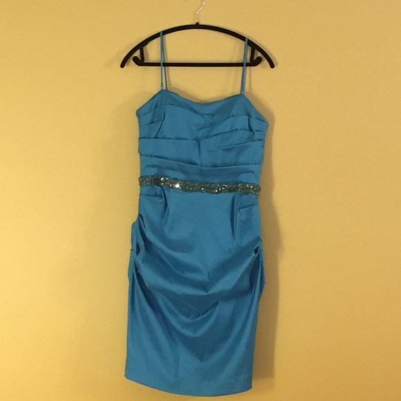 Cache Dresses & Skirts - Cache Blue Cocktail Dress